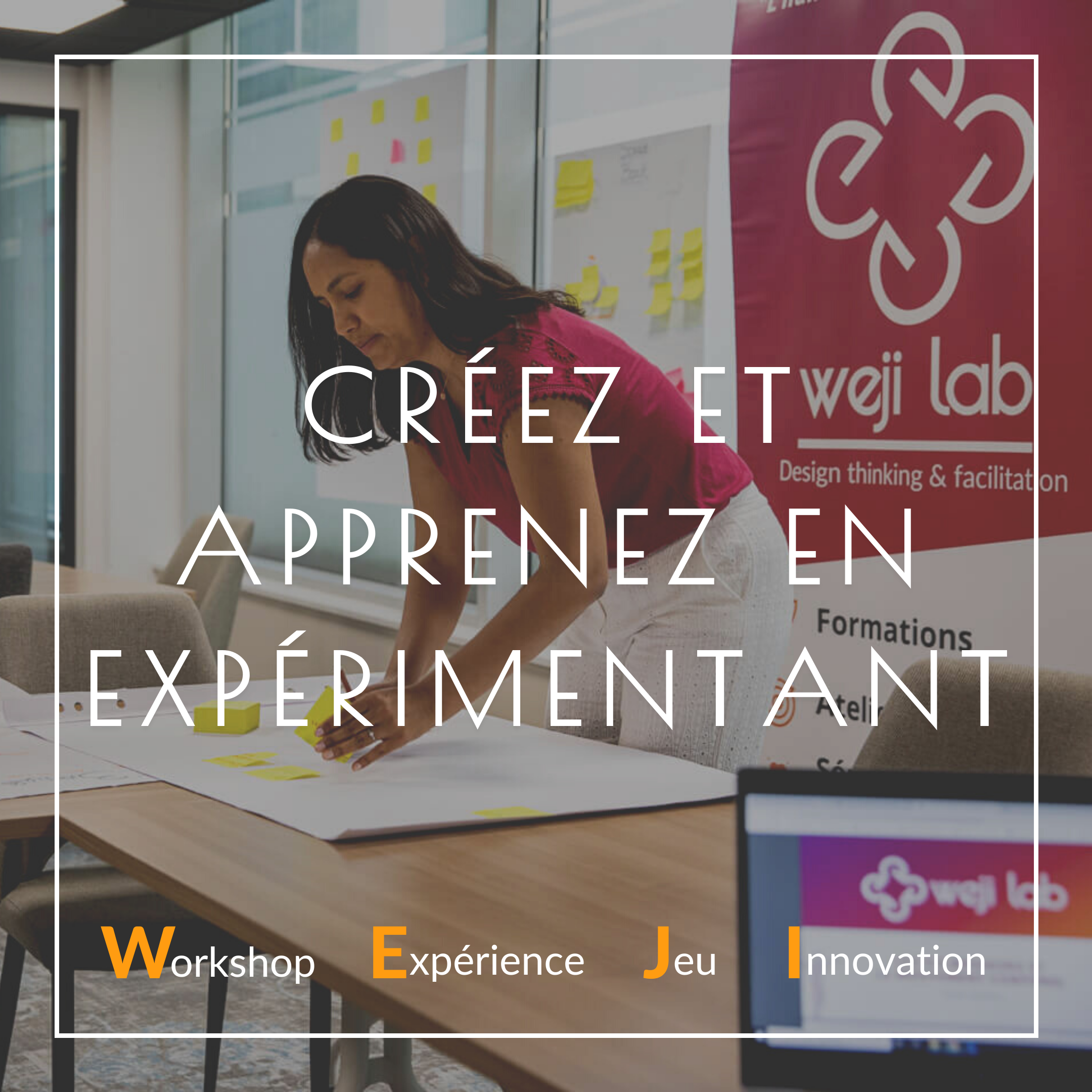 Qu'est-ce que c'est Weji Lab ? Workshop, Expérience, Jeu, Innovation